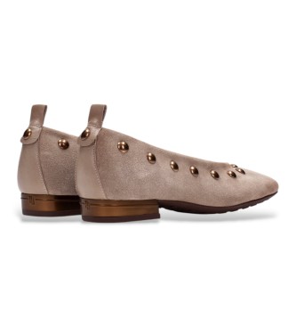 Hispanitas Sapatos de Pele Oslo taupe