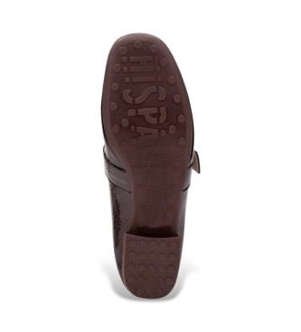 Hispanitas Sapatos de Couro Oslo castanho