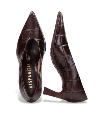 Hispanitas Chaussures en cuir Paris marron