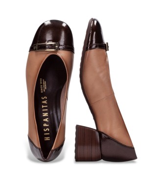 Hispanitas Chaussures en cuir Varsovia marron