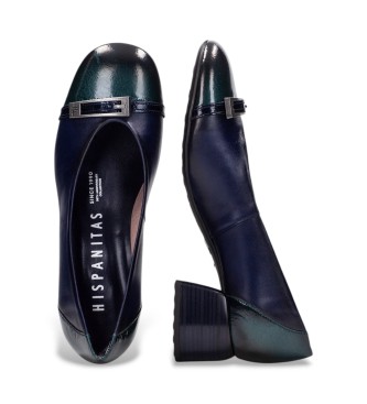 Hispanitas Sapatos de Pele Varsóvia marinho