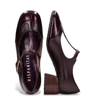 Hispanitas Schuhe aus Leder Warschau bordeauxrot