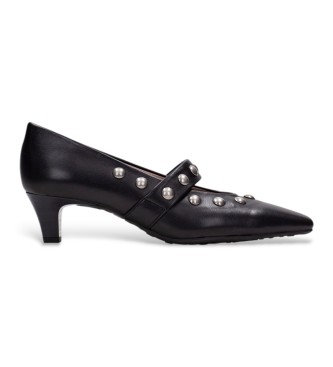 Hispanitas Chaussures en cuir Vienne noir