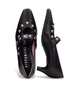 Hispanitas Chaussures en cuir Vienne noir