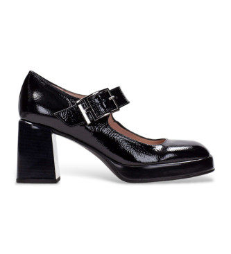 Hispanitas Schwarze Lacklederschuhe