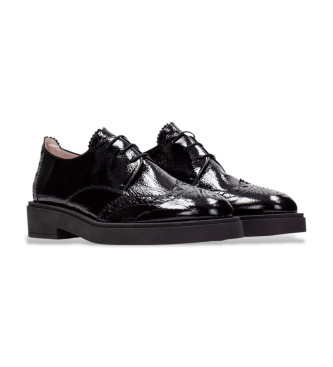 Hispanitas Scarpe da bowling in pelle nera