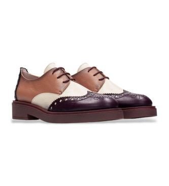 Hispanitas Chaussures classiques en cuir marron