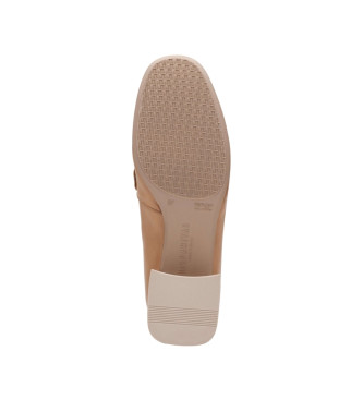 Hispanitas Sapatos de couro castanho deserto -Altura do salto 4,5 cm