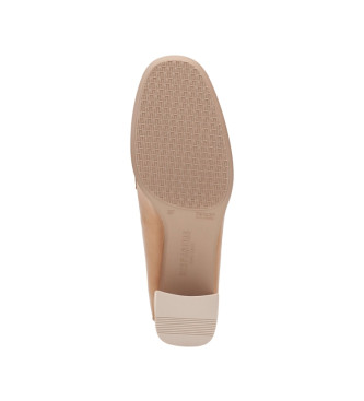 Hispanitas Sapatos de couro castanho deserto -Altura do salto 7,5 cm