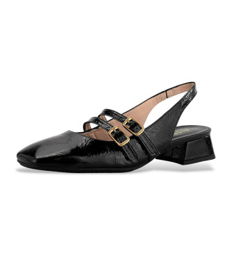 Hispanitas Escarpins � talon en cuir noir