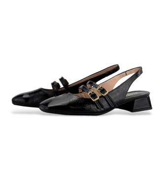 Hispanitas Escarpins � talon en cuir noir
