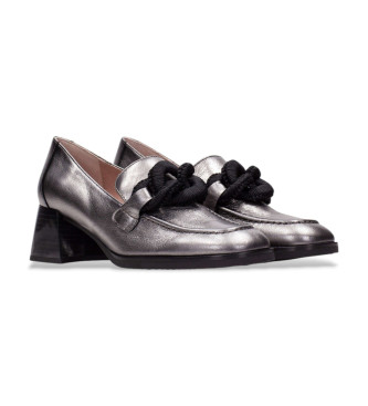 Hispanitas Silberne Menorca Lederschuhe