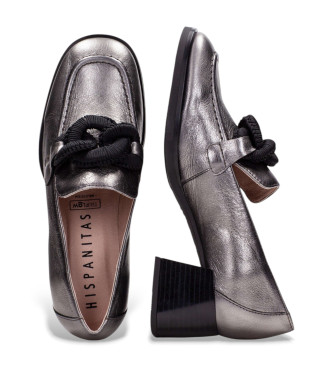 Hispanitas Silberne Menorca Lederschuhe
