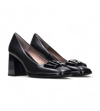 Hispanitas Scarpe Monaco in pelle nera