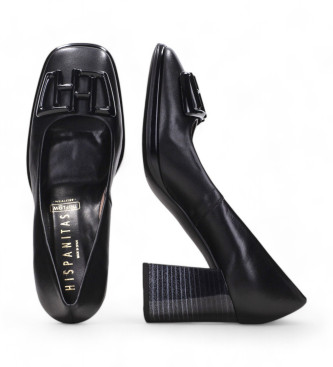 Hispanitas Sapatos de couro Monaco preto