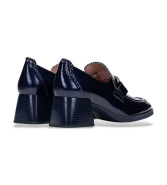 Hispanitas Nacht marineblaue Lederschuhe