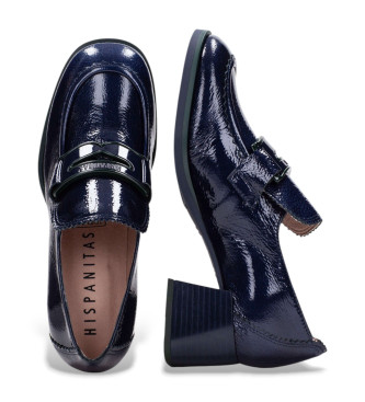 Hispanitas Nacht marineblaue Lederschuhe