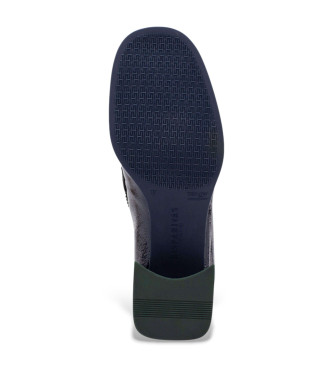 Hispanitas Nacht marineblaue Lederschuhe