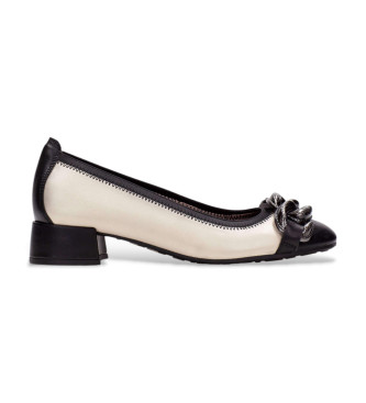 Hispanitas Sapatos de couro Bege Oporto