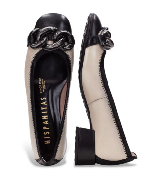 Hispanitas Sapatos de couro Bege Oporto