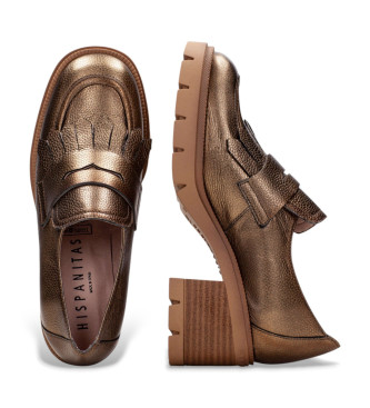 Hispanitas Scarpe in pelle bronzo Sia