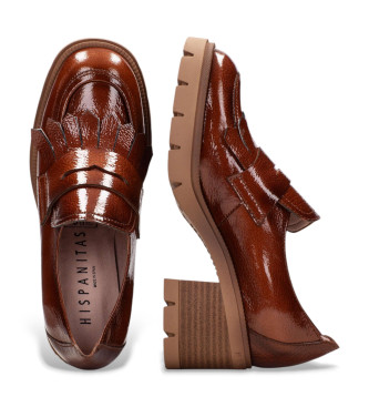 Hispanitas Chaussures en cuir Sia marron