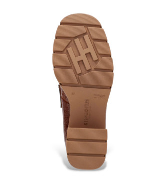 Hispanitas Chaussures en cuir Sia marron
