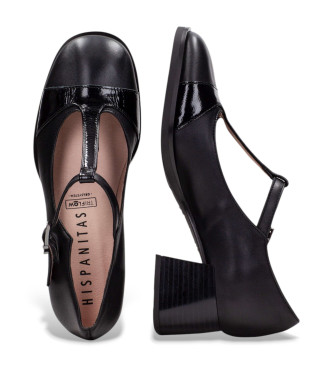Hispanitas Lederriemenschuhe schwarz