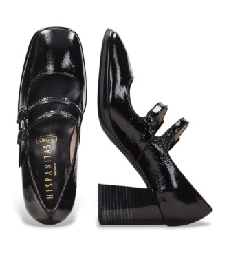 Hispanitas Chaussures en cuir noir