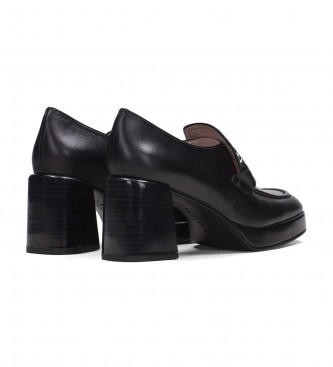 Hispanitas Zapatos de piel Tokio Negro  -Altura tacn 7cm-