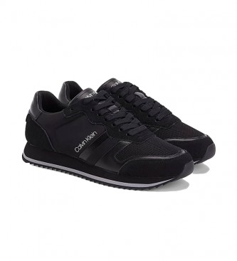 Calvin Klein Lace Up Mix leather sneakers HM0HM00315 black
