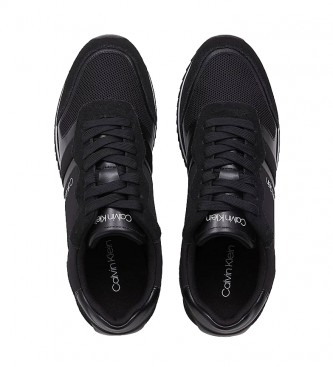 Calvin Klein Lace Up Mix leather sneakers HM0HM00315 black
