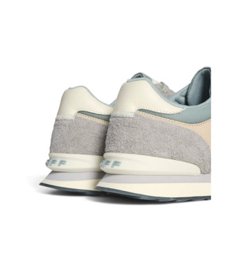 HOFF Sneakers City Dusseldorf in pelle grigia