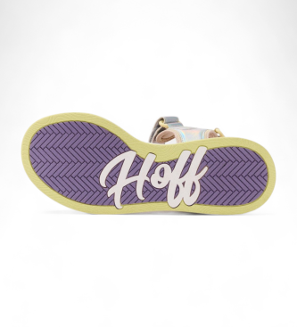HOFF Veelkleurige sude sandalen Tetiadora -Hoogte sleehak 5cm