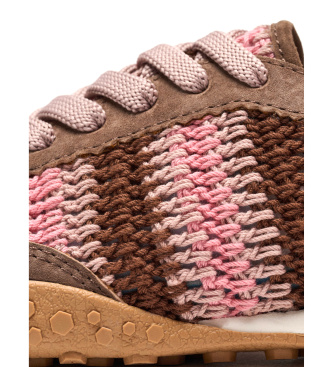 HOFF Turnschuhe Bridge Woven Braun Braun, Rosa