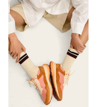 HOFF Sneakers City Mkii Paris in pelle arancione