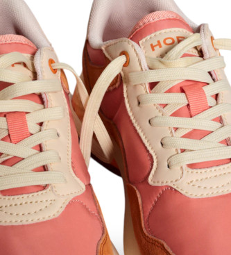 HOFF Sneakers City Mkii Paris in pelle arancione