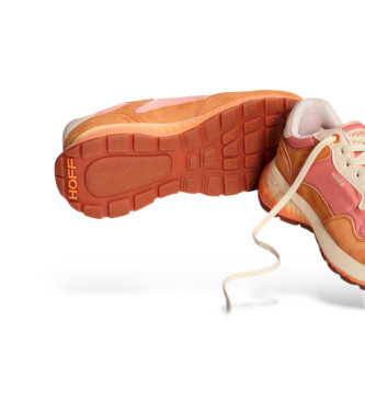 HOFF Sneakers City Mkii Paris in pelle arancione