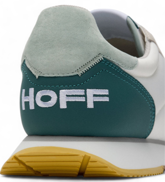 HOFF Agrinio sapatilhas de couro branco, verde
