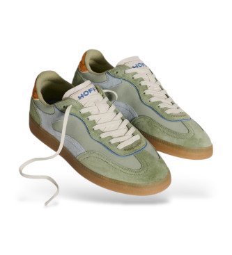 HOFF Sneakers in pelle verde Alley
