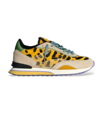 HOFF Sneakers in pelle con stampa animalier artistica 