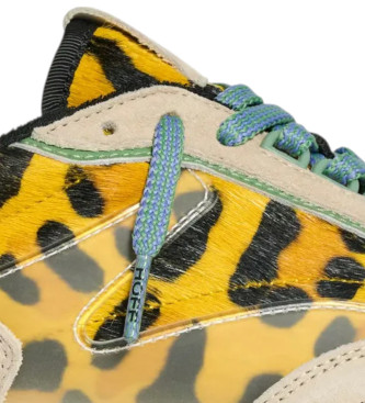 HOFF Sneakers in pelle con stampa animalier artistica 