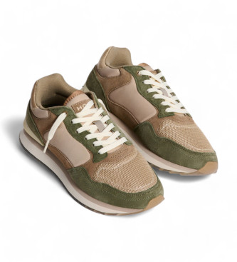 HOFF Zapatillas de Piel Biloxi marrn, verde