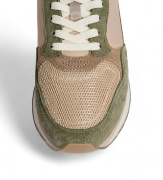 HOFF Biloxi Sneakers i lder brun, grn