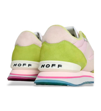 HOFF Cat lime green leather trainers