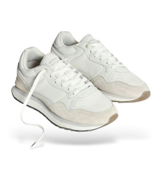 HOFF City Cali leather trainers white, beige