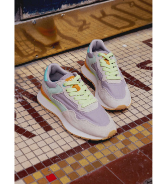 HOFF City Dopamine Leder Sneakers grau, lila