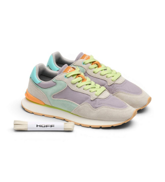 HOFF City Dopamine Leder Sneakers grau, lila