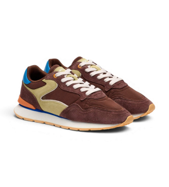 HOFF City Dopamine Braun Leder Turnschuhe