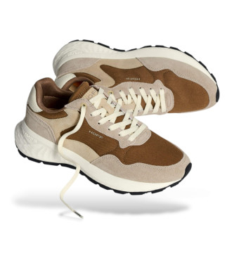 HOFF City Mkii beige Lederturnschuhe